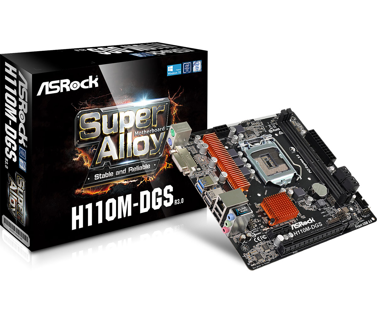 Asrock h110m dgs обзор